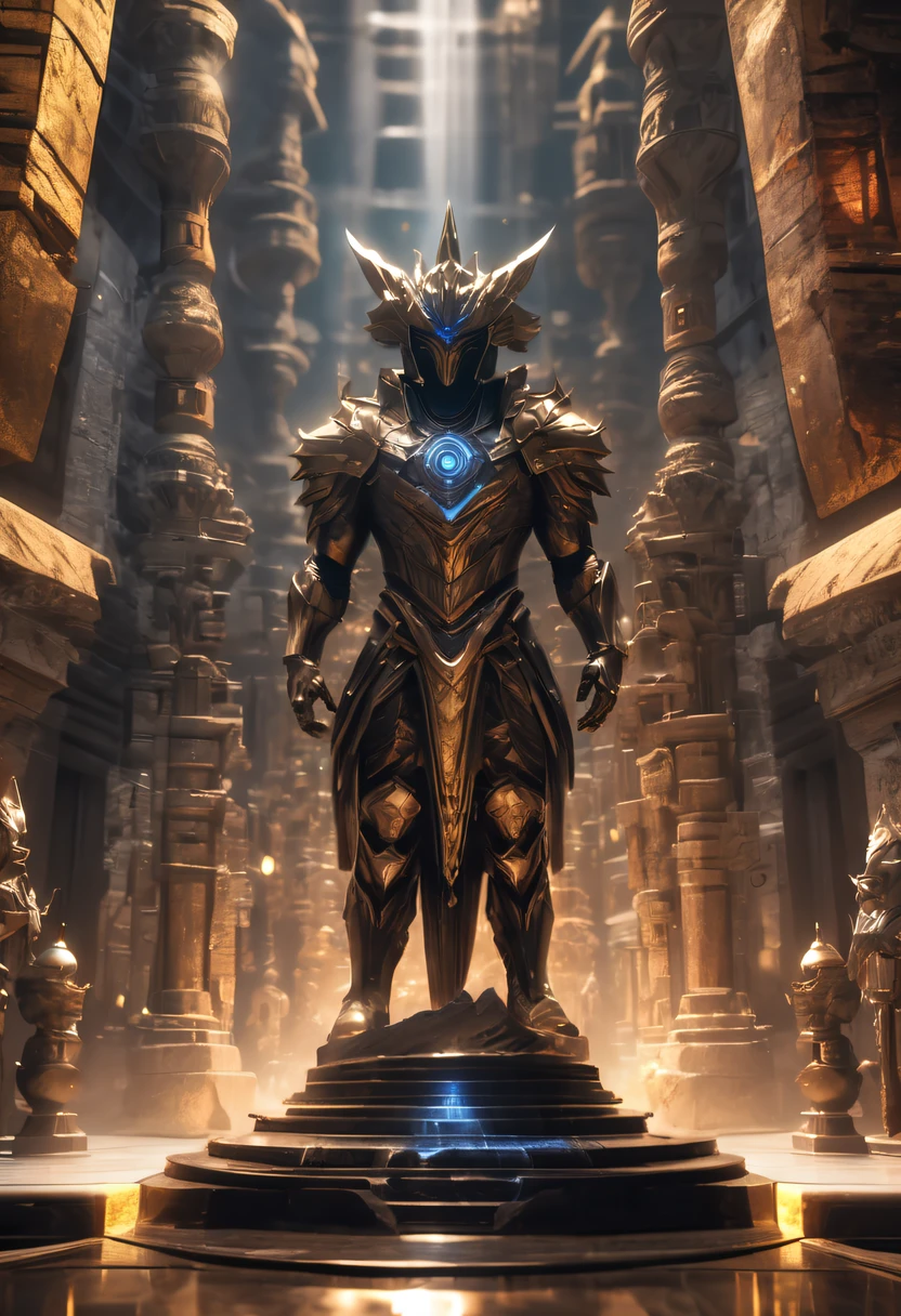 A wonderful underground cave, Alien civilization ruins, a mysterious tomb, Metal coffin, a treasure, Sparkling gold coins, terracotta warriors, antiquities, cultural relic, alien hieroglyphics, future-tech, 诡异的magia力量, unknown cosmic energy, eye of control, Scan grid, epic, grand, octaneratingrendering, Enhanced, iintricate, ((Dark)),epic,8K,Fantastical,ultra - detailed,magia, Cast spells,black hole,threatening,Ridiculous resources,Abyssal,magia Circle,Excess energy,sci-fy,Abyssaltech,dark energy,Ethereal,solution,ssee-through,Abyss,Anti-tech,sci-fy,Pure energy, (tmasterpiece, flagship artwork, offcial art, professional, Unity8k wallpapers:1.3), ultra - detailed, (actual, photoactual, photo-actual:1.37), HighDynamicRange, hyper HD, Studio lighting, Ultra-fine painting, Focus sharp, physically-based renderingt, professional, vivd colour, bokeh.