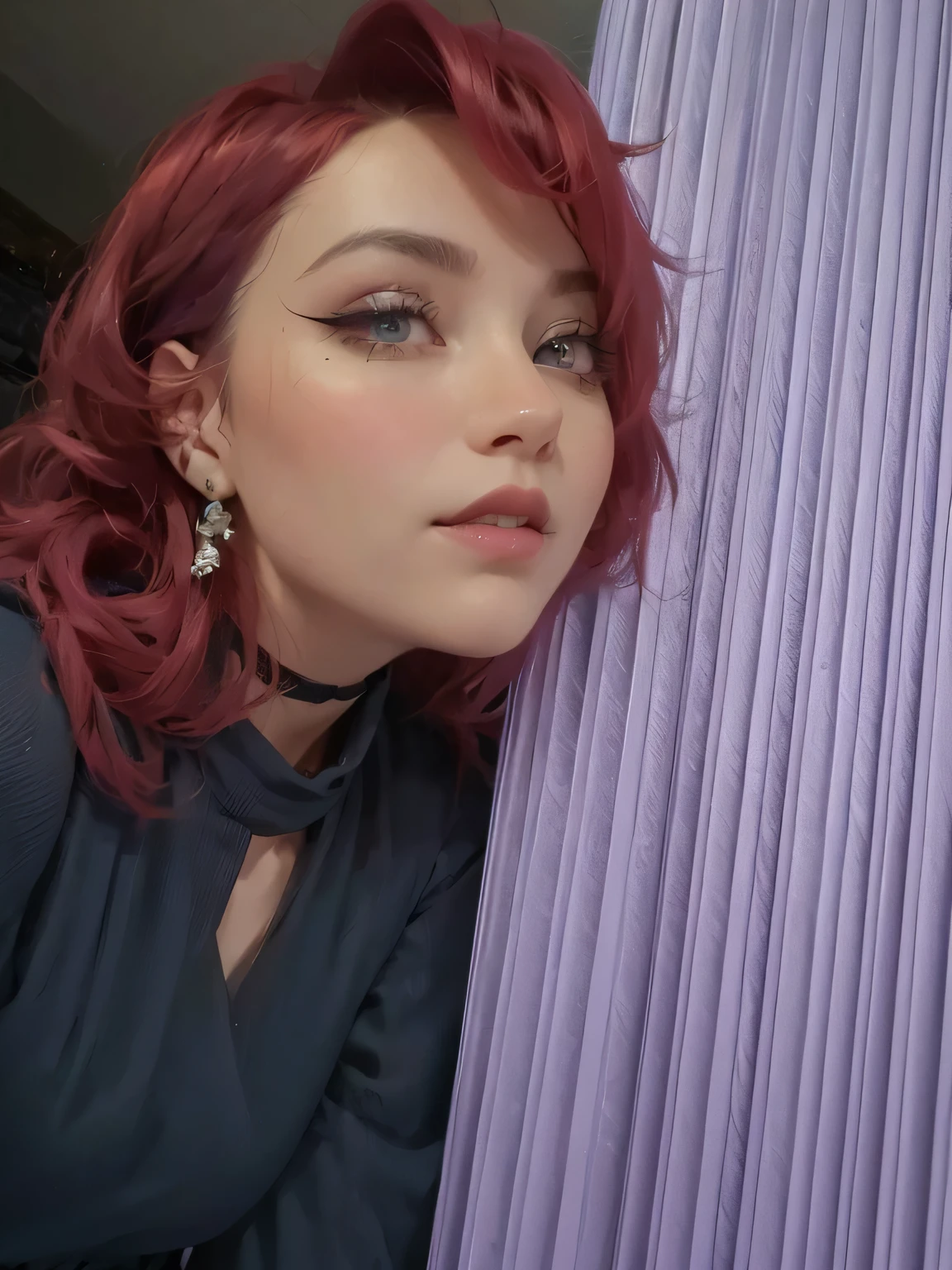 upper-body, Woman in black Victorian dress,robes,Trinkets with skulls,Dark roses, Зеленые топазовые Eyeа, Various fashionable hairstyles, makeup:0.4, (耳环,cutout), Princess Thing, Prehistory of the snow-covered forest, Nevada, ((intricately-detailed)) , (high skin detail,s face,Eye), Нежные Eyeа, big breastes,, Eyes altamente detalhados, Cinematic lighting, Ultra high resolution photo, (Master Part,topquality,Realistic),