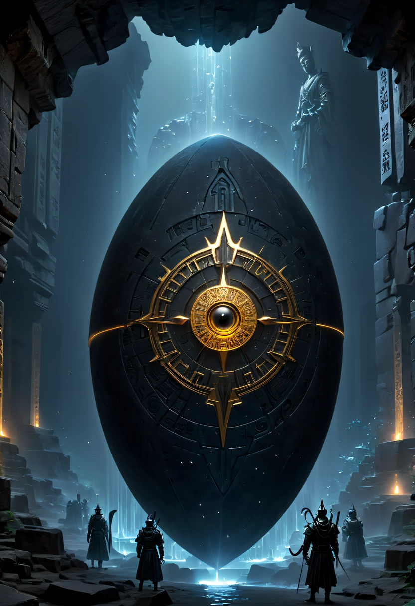 A wonderful underground cave, Alien civilization ruins, a mysterious tomb, Metal coffin, a treasure, Sparkling gold coins, terracotta warriors, antiquities, cultural relic, alien hieroglyphics, future-tech, 诡异的magia力量, unknown cosmic energy, eye of control, Scan grid, epic, grand, octaneratingrendering, Enhanced, iintricate, ((Dark)),epic,8K,Fantastical,ultra - detailed,magia, Cast spells,black hole,threatening,Ridiculous resources,Abyssal,magia Circle,Excess energy,sci-fy,Abyssaltech,dark energy,Ethereal,solution,ssee-through,Abyss,Anti-tech,sci-fy,Pure energy, (tmasterpiece, flagship artwork, offcial art, professional, Unity8k wallpapers:1.3), ultra - detailed, (actual, photoactual, photo-actual:1.37), HighDynamicRange, hyper HD, Studio lighting, Ultra-fine painting, Focus sharp, physically-based renderingt, professional, vivd colour, bokeh.
