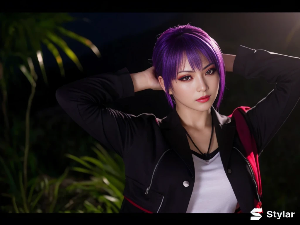 "AYANE" (best quality,ultra-detalhado,Realistic:1.37), retrato, Detailed eyes and facial features, textura de pele delicada e suave, Corpo Perfeito, textura ultra realista, maquiagem perfeita, maquiagem vermelha nos olhos, batom vermelho, expression serious, cores vivas, maquiagem vermelha em volta dos olhos, cores vivas, olhos vermelhos, maquiagem vermelha nos olhos