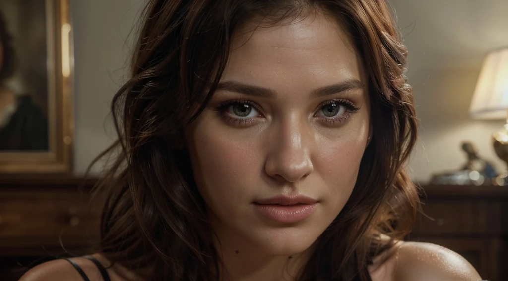 (best quality,4k,8k,highres,masterpiece:1.2),ultra-detailed,(realistic,photorealistic,photo-realistic:1.37),HDR,UHD,studio lighting,ultra-fine painting,sharp focus,physically-based rendering,extreme detail description,professional,vivid colors,bokeh, Cobie Smulders,Eva Green,Evangeline Lilly,beautiful detailed eyes,beautiful detailed lips,extremely detailed eyes and face,long eyelashes,medium:oil painting,portraits,vivid colors,soft lighting