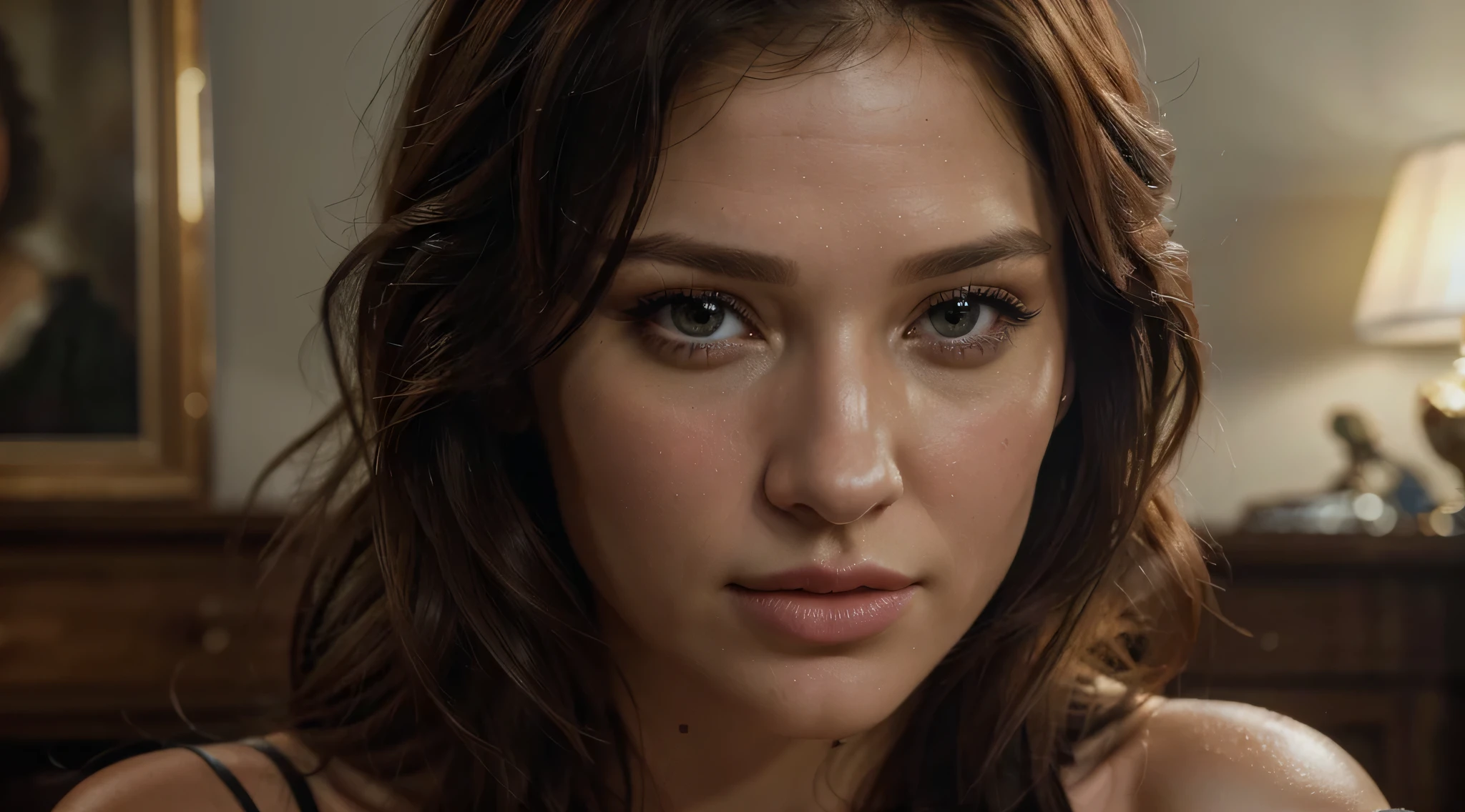 (best quality,4k,8k,highres,masterpiece:1.2),ultra-detailed,(realistic,photorealistic,photo-realistic:1.37),HDR,UHD,studio lighting,ultra-fine painting,sharp focus,physically-based rendering,extreme detail description,professional,vivid colors,bokeh, Cobie Smulders,Eva Green,Evangeline Lilly,beautiful detailed eyes,beautiful detailed lips,extremely detailed eyes and face,long eyelashes,medium:oil painting,portraits,vivid colors,soft lighting