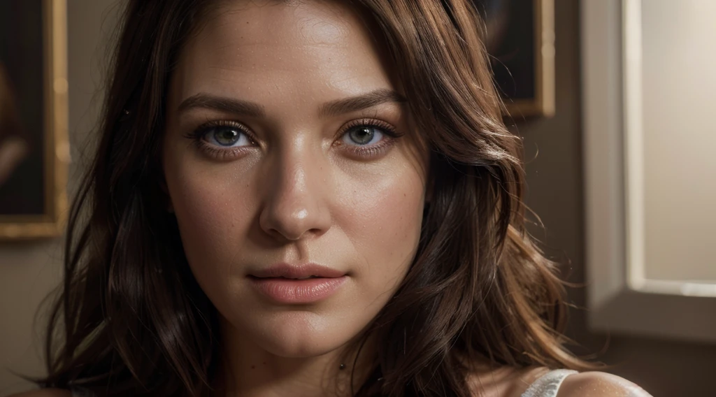 (best quality,4k,8k,highres,masterpiece:1.2),ultra-detailed,(realistic,photorealistic,photo-realistic:1.37),HDR,UHD,studio lighting,ultra-fine painting,sharp focus,physically-based rendering,extreme detail description,professional,vivid colors,bokeh, Cobie Smulders,Evangeline Lilly,beautiful detailed eyes,beautiful detailed lips,extremely detailed eyes and face,long eyelashes,medium:oil painting,portraits,vivid colors,soft lighting, long hair