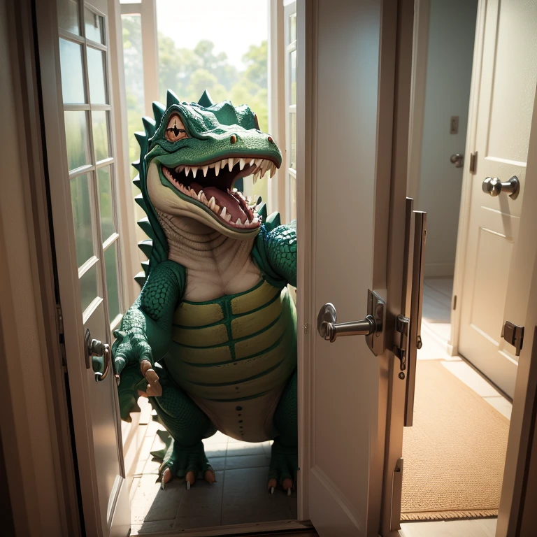 Happy Gator Open doors