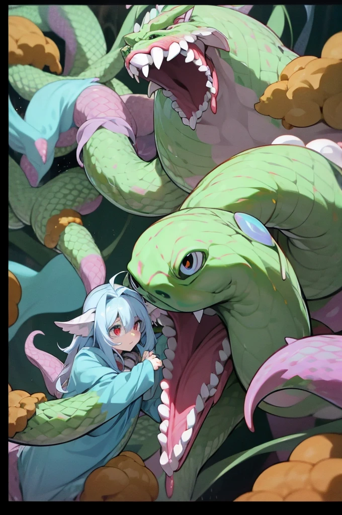 ((Highest quality)), ((masterpiece)), (detailed), (Dragon),One girl, ((In Arknights Style)),((One Girl)),  Blue Hair,Red Eye,Long Hair,
(xenosexual rape)((Dragon達とセックス))  ((prone bone))
  (巨大Dragonちんちん) ((ejaculation)) 
(Sticky Semen))(Sticky) 
((膣内ejaculation))(Hot and glowing skin)(((Reproduction))) Seedbed orgasm face　((No underwear)) Wet and see-through