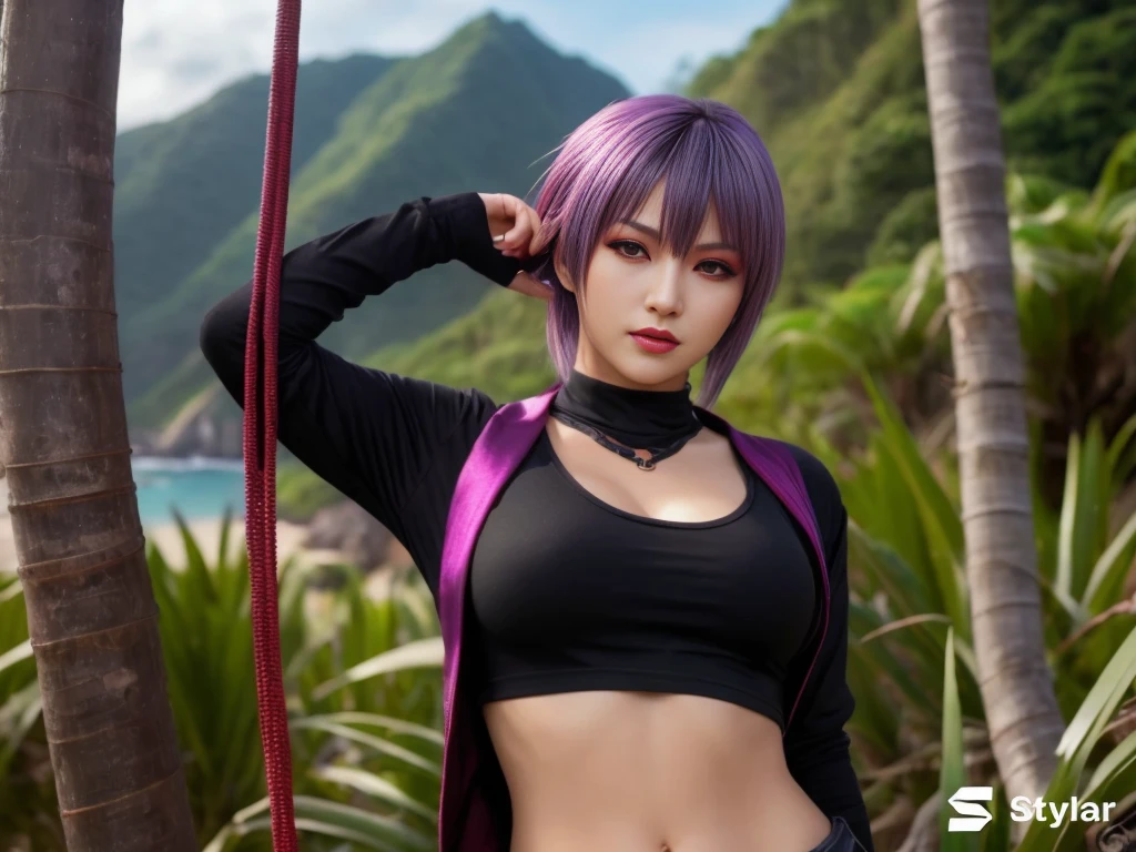 "AYANE" (best quality,ultra-detalhado,Realistic:1.37), retrato, Detailed eyes and facial features, textura de pele delicada e suave, Corpo Perfeito, textura ultra realista, maquiagem perfeita, maquiagem vermelha nos olhos, batom vermelho,  expression serious, cores vivas, maquiagem vermelha em volta dos olhos, cores vivas, olhos vermelhos, maquiagem vermelha nos olhos