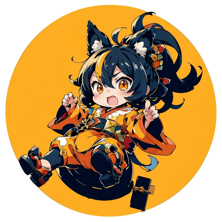 (best quality,4k,8k,highres,masterpiece:1.2),ultra-detailed,(realistic,photorealistic,photo-realistic:1.37),anime,chibi,cute,adorable,baby,yellow,orange,kimono,riding,on,a,disc

In this high-quality Stable Diffusion prompt, you will see an adorable anime chibi baby riding on a colorful disc. The baby is wearing a vibrant yellow and orange kimono that adds a playful touch to the scene. The anime-style depiction will be ultra-detailed and realistic, giving it a photorealistic quality with a slight enhancement. The overall artwork will be a masterpiece, showcasing its high resolution in 4k or 8k. The colors used will be vivid, making the scene come to life. To further enhance the realism, the focus will be sharp, capturing all the fine details of the baby, the kimono, and the disc. The lighting will be professionally done, giving the artwork a studio-like feel. This prompt is perfect for anyone who loves anime, chibi characters, and vibrant color schemes. Get ready to be amazed by this adorable and visually captivating art piece.