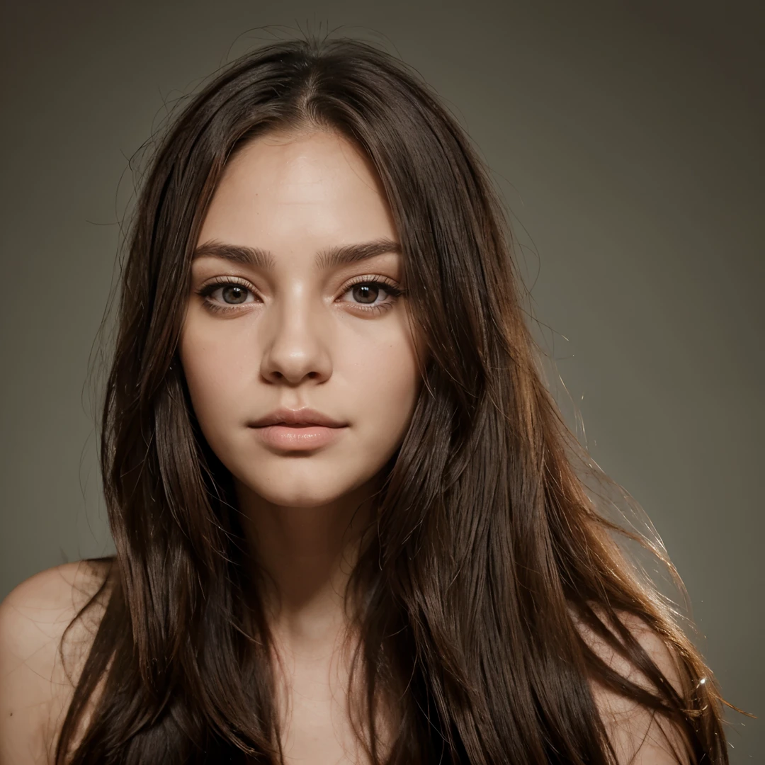 Woman, Straight or wavy hair, Brachycephalic head structure, Straight nose, Lip structure that is not too thin or too thick, Forehead that is not narrow, Facial bones that are not protruding and angular, Eyes that are not too close