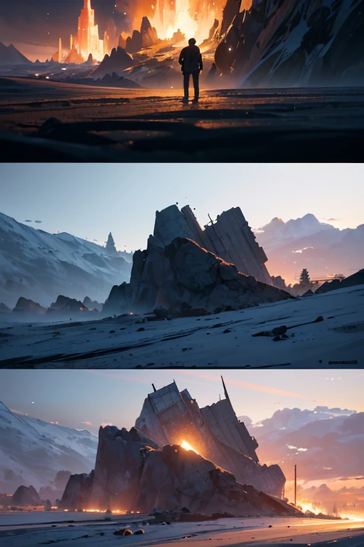 (best quality,4k,8k,highres,masterpiece:1.2),ultra-detailed,(realistic,photorealistic,photo-realistic:1.37),a man standing by a fire in a dark room,astonishing photography,beautiful photography,stunning cinematography,stunning emotive cinematography,award-winning movie still,taken from a movie,Roger Deakins cinematography,still from a music video,2021 movie 4k frame grab,astonishing visual effects,colorful photography,great photography,4k movie still,scenes by Andrei Tarkovsky