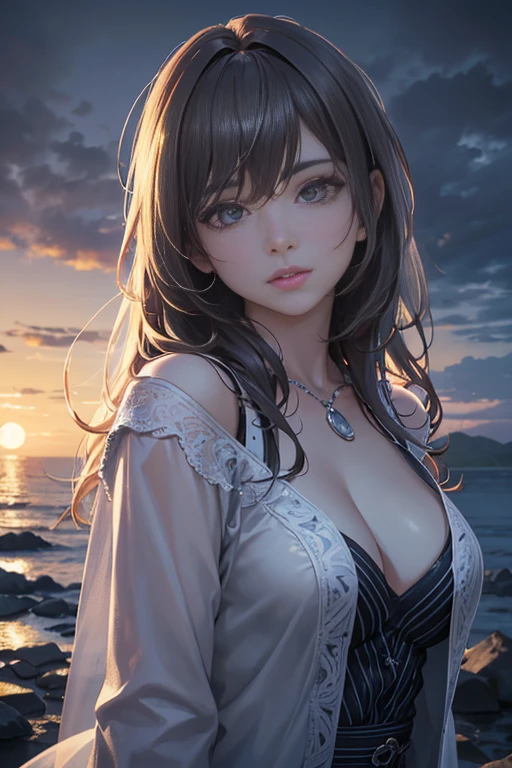 (best quality,4k,8k,highres,masterpiece:1.2),ultra-detailed,(realistic,photorealistic,photo-realistic:1.37),dramatic moonlight,cloudy night sky,full moon in the clouds,night with dramatic moonlight,clouds under moonlight,atmospheric full moon,wild and windy night,moon shining in the sky,dramatic moonlight on the clouds,nighttime with moonlight,cloudy sky under moonlight,in the evening