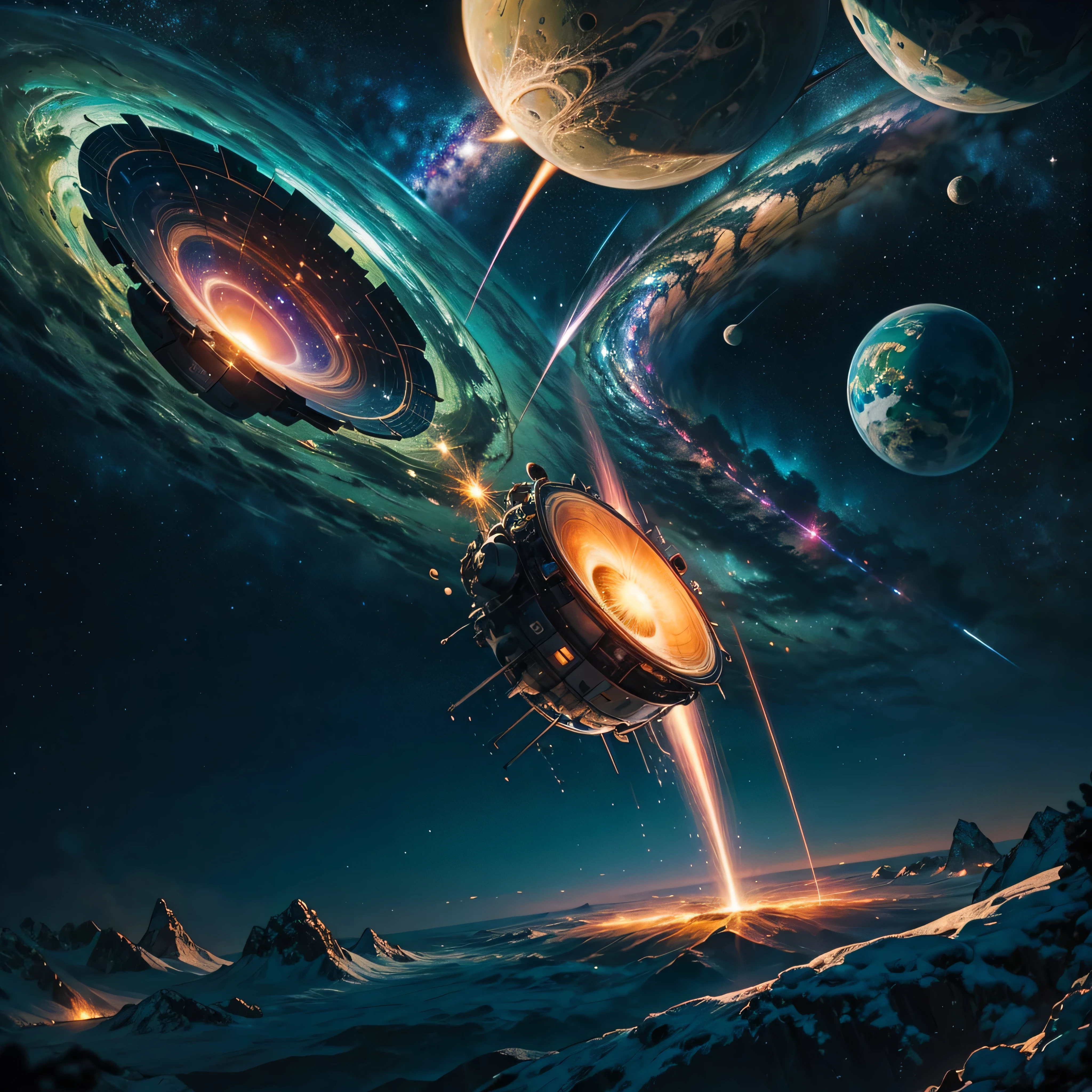 Astronaut:1.4 New Chat 2023-12-22 00:22:57 From the atom to the galaxy 2023-12-22 00:23:59 The universe is made up of a huge variety of objects, from the smallest atom to the largest galaxies. Atoms are the basic units of matter. They are composed of a central nucleus, which contains protons and neutrons, surrounded by electrons orbiting around it. Atoms combine to form molecules and compounds, which are the basis of chemistry and life. The molecules, in turn, combine to form cells, which are the basic units of life. Cells organize themselves into tissues, organs, and systems, forming the human body and that of other animals and plants. In addition, there are other subatomic particles, such as quarks and leptons, that are studied in particle physics. As we move away from the subatomic world, we encounter the planets and stars. Our solar is made up of the Sun, planets, asteroids, comets, and other objects. Stars, in turn, cluster into galaxies, which are huge structures containing billions of stars, as well as nebulae, star clusters, and black holes. The entire universe is filled with galaxies that cluster into superclusters and form a vast cosmic web. And there's still so much more to discover and explore beyond what we know to date masterpiece meticulously intricate ultra_high-details extreme improved ultra_high-quality ultra_high-res ultra_photo-realistic optimal ultra_sharpness perfection accurate volumetric Lightning contrast global illumination cgi vfx sfx reflex Octane_rendered ultra_high-def UHD XT3 DSLR HDR romm rgb pbr 3dcg fxaa blu-ray vivid colors-coded anti-aliasing fkaa txaa rtx ssao opengl-shaders glsl-shaders post-processing post-production cell-shading tone-mapping ❤luminescence Heart glow hearth Crystalline earth radiant varies multi etc. --v 5.2 --s 1000 --c 20 --q 20