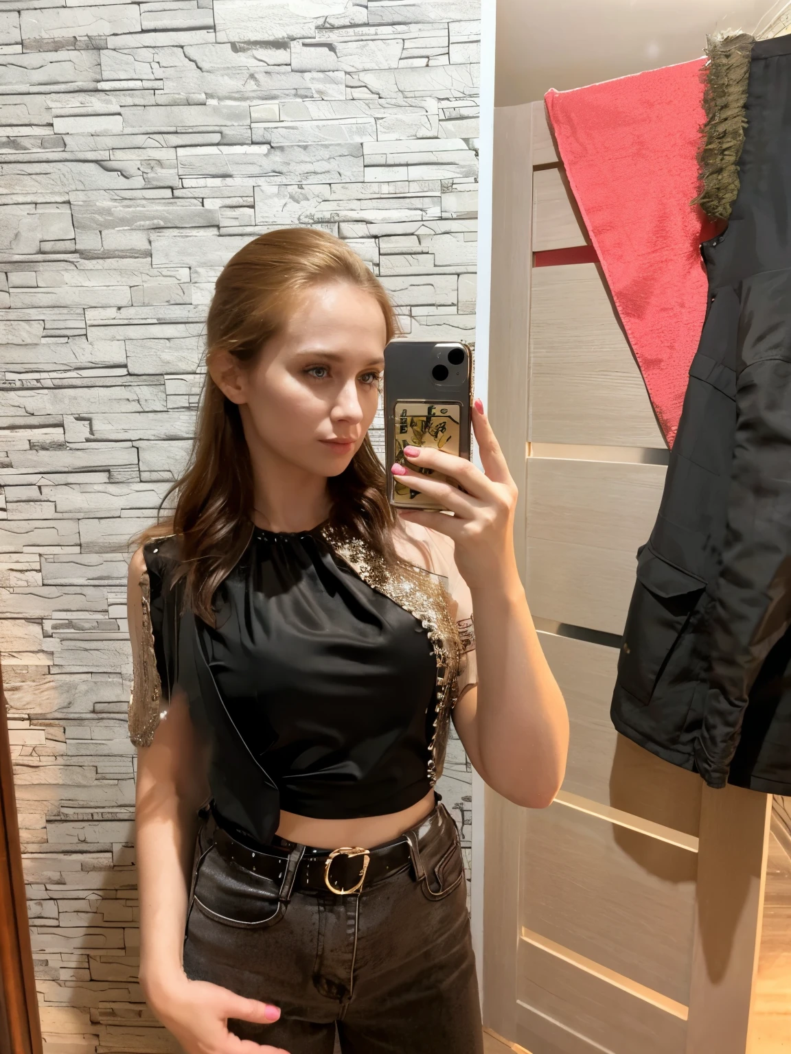 Beautiful blouse ,blouse with rhinestones,sequined blouse