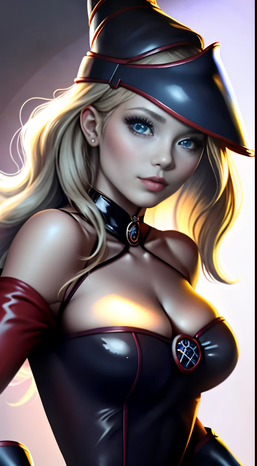 (obra maestra、highest qualityr:1.5), retrato solo de cara, ampliado en la cara, foto de la cara, Cara detallada, Mano bonita, rubor brillante, labios carnosos y detallados, bolsas en los ojos, lashes, small shiny nose, colas de caballo rubias dobles, Retrato de la parte superior del cuerpo, Cara muy detallada, Foto HD 4K, sombreado, Perfectos ojos azules detallados, ((Ana Takamaki)), tight red latex jumpsuit, Guantes rojos, pechos enormes, escote, fondo negro oscuro, Dim lighting, Pechos grandes y enormes, pechos puntiagudos, cintura delgada,