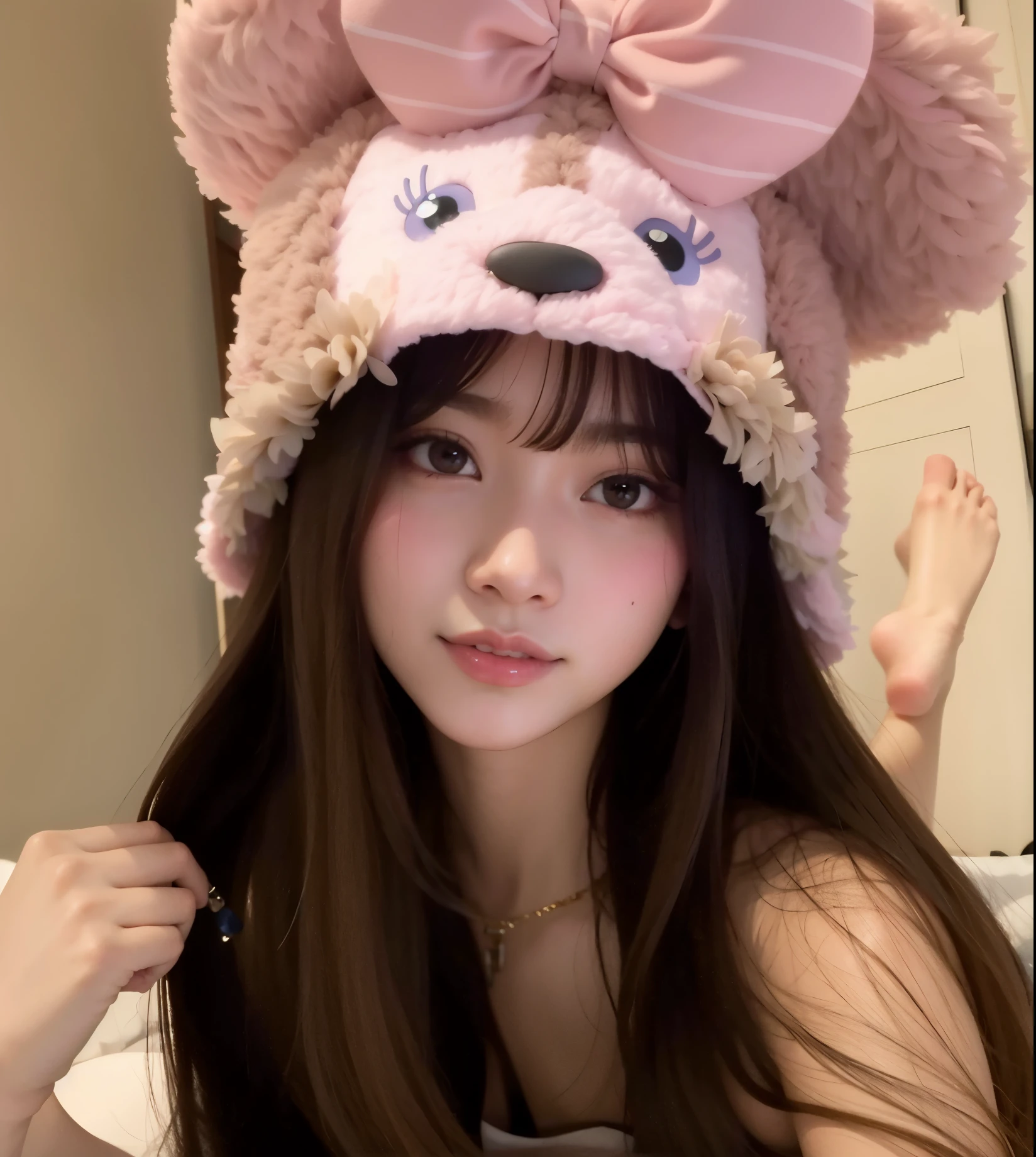Asian woman in a teddy bear costume posing for a photo, Wan adorable cara coreana, Jaeyeon Nam, Blackpink Jennie, Parque Roseanne de Blackpink, Heonhwa Choe, Jossi de Blackpink, ulzzang, Retrato de Jossi de Blackpink, Sha Xi, muy hermosa linda catgirl, Chica coreana, ji-min, Joven y adorable rostro coreano