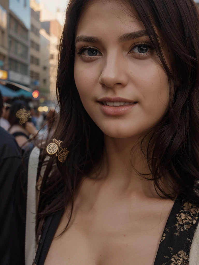 8K, Masterpiece, Original Photo, Realistic Skin Texture: 1.3, Eyes and Face Details,young face,beautiful Girl ,Best Quality, Beautiful natural,natural city background,realistic face,original photo,original shape and color,picture with accurate face