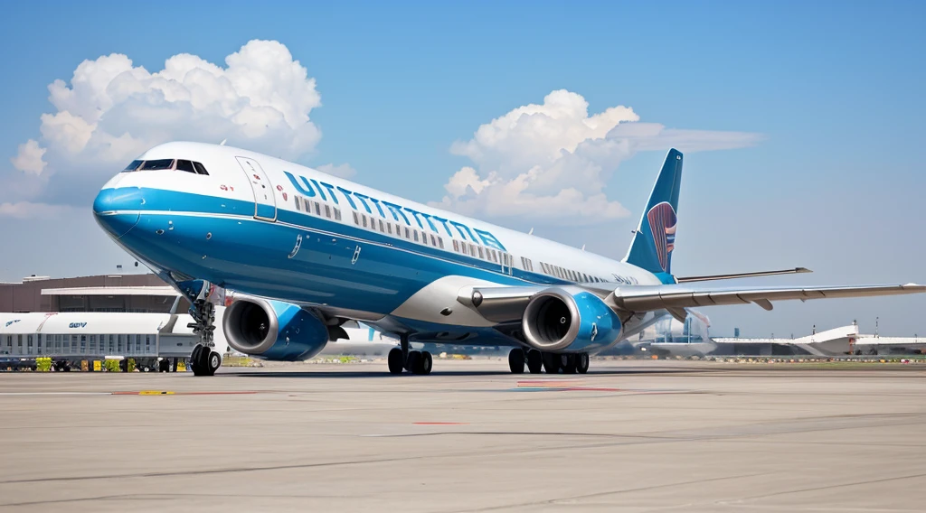 Jet airliner、(((ultra best quality, masterpiece))), (((ighly detailed)))