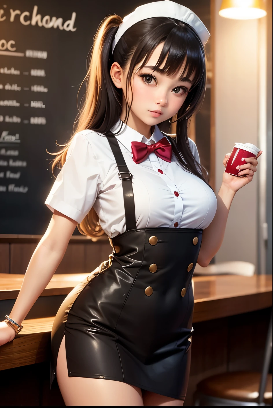 Cute girl, Waitress
