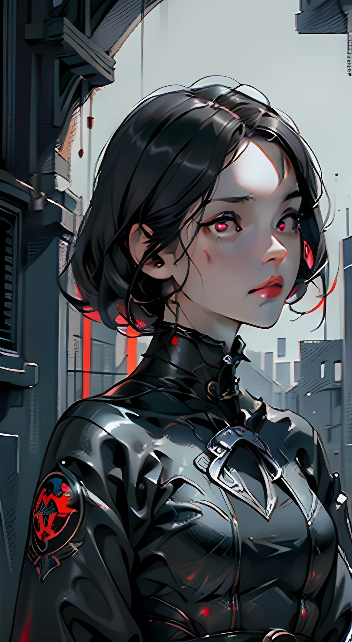 ((Very nice humanoid character young girl)), ((with red eyes of horror)), She is creepy, She is super beautiful, ((Impact meaning - very angry_sexy)), holding a kitchen knife, She is thin, evokes fear, horror, dark, unusually subtle, subtle. Blue fog, evil eye, Glowing eyes, (She is wearing a black ballet dress, short torn.), Located in a park, autumn weather, Cold, Night time, She is in the air, floating, covered in blood, floating, above the ground, 1600s years
02_ Environment in the style of oil painting Art Nouveau, Italian Renaissance masters. A gloomy picture of a battle between an angel warrior and demonic creatures. Luscious oil painting with broad strokes, high detail, pure white skin in the center of the composition. Painting by Bosch, stories by Dante Aligheri, “Divine Hell-Paradise”, chronicles of vampires by Brian Lumley.
02_ High image quality, 4K | Ultra HD | Full HD, cinematic rendering, 3D visualization - a masterpiece, TOP computer graphics ART. Unreal 8K engine, motion capture, dark lighting, strong shading, warm shadows - cool backlight, high detail. (vivid, photorealistic, dramatic, dark, sharp focus, 8K). High detail textures, materials, stone, metal. (shades of gray, red, black, elements, metallic shine, red fire) Film grain, dust and particles in the air.