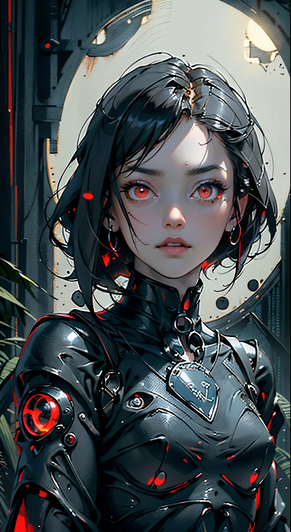 ((Very nice humanoid character young girl)), ((with red eyes of horror)), She is creepy, She is super beautiful, ((Impact meaning - very angry_sexy)), holding a kitchen knife, She is thin, evokes fear, horror, dark, unusually subtle, subtle. Blue fog, evil eye, Glowing eyes, (She is wearing a black ballet dress, short torn.), Located in a park, autumn weather, Cold, Night time, She is in the air, floating, covered in blood, floating, above the ground, 1600s years
02_ Environment in the style of oil painting Art Nouveau, Italian Renaissance masters. A gloomy picture of a battle between an angel warrior and demonic creatures. Luscious oil painting with broad strokes, high detail, pure white skin in the center of the composition. Painting by Bosch, stories by Dante Aligheri, “Divine Hell-Paradise”, chronicles of vampires by Brian Lumley.
02_ High image quality, 4K | Ultra HD | Full HD, cinematic rendering, 3D visualization - a masterpiece, TOP computer graphics ART. Unreal 8K engine, motion capture, dark lighting, strong shading, warm shadows - cool backlight, high detail. (vivid, photorealistic, dramatic, dark, sharp focus, 8K). High detail textures, materials, stone, metal. (shades of gray, red, black, elements, metallic shine, red fire) Film grain, dust and particles in the air.