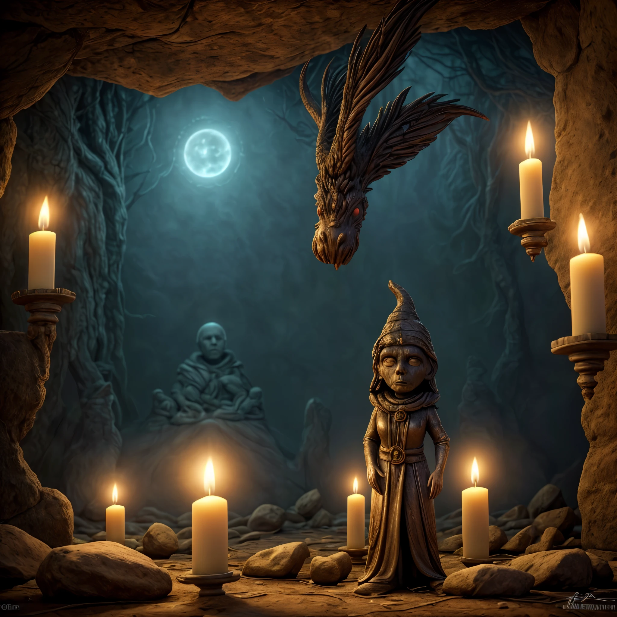 (best quality,4k,8k,highres,masterpiece:1.2),ultra-detailed,(realistic,photorealistic,photo-realistic:1.37),creepy, mysterious, ancient relic armor, floating above an altar, in a slime and vine-filled blasphemous cathedral of Alien origins, moonlight spills in from an opening in the ceiling, evil lives, dark shadows, eerie atmosphere, haunting presence, supernatural aura, ominous energy, gothic architecture, menacing sculptures, foggy mist, eerie silence, ancient inscriptions, arcane symbols, flickering candles, ethereal glow, spectral figures, otherworldly whispers, unknown language, hidden treasure, foreboding presence, shrouded in mystery, eerie reflections, eerie echo, tense anticipation, macabre beauty, chilling ambience, ancient magic, mythical power.