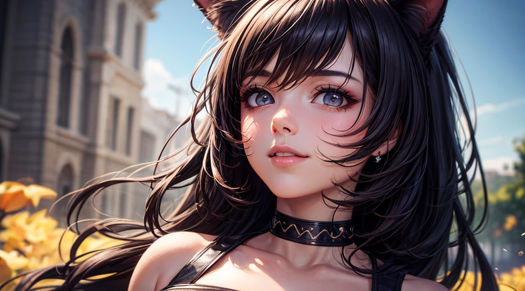 Cinematic footage, full medium closeup, a gorgeous 18-year-old kemonomimi woman soft pale skin, cute and youthful face, well-defined eyebrows, delicate nose, plump and round lips, ultra-detailed,
photo-realistic, depth of field, cinematic lighting, IMAX camera, HDR, DTM, Full HD, 8k, flared, medium breasts, slim, smile, standing, 8K picture quality, sexy seduction, realistic:1.37 long, flowing:1.1 luscious, plump:1.1
sparkling sequins:1.1 subtle, 0.9 soft, warm:1.1 best quality, 4k, 8k, highres, masterpiece:1.2, realistic, photorealistic, photo-realistic:1.37, ultra-detailed:1.1 busty animal ears, beautiful, detailed ears:1.1 best quality, 4k, highres,
masterpiece:1.2 detailed, piercing eyes:1.1 4k, 8k, highres, masterpiece:1.2 very three-dimensional: 1.2, (3D: 0.5, realistic: 0.5, photorealistic: 0.5), (Sharp focus: 1.5), (sharp focus:1.2), (beautiful face:1.1), (eye makeup:1.2), (tight body:1.2), ((Masterpiece)), (highest quality))), ( Masterpiece:1.2), (Best Quality:1.3), (8k, best quality, masterpiece:1.2 ((masterpiece, best)), (best illustration), (high detailed skin:1.2)