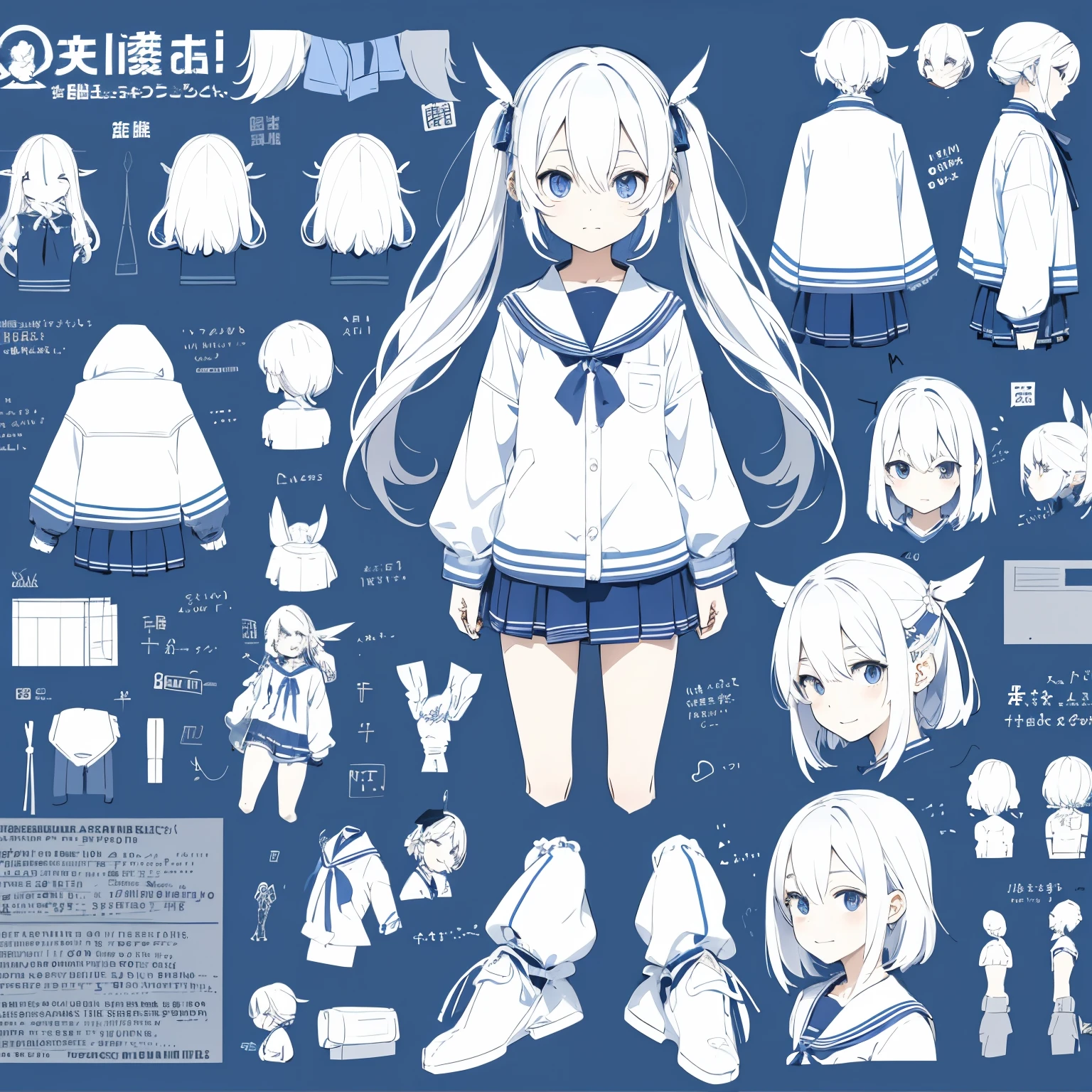 sketch (Character design sheet, same characters, whole body, Three-View, front, ~ ~ ~ ~ side, return),(Very bright:1.1), White Background, [1 Girl:7], (Tilt your head:1.2), ([sketch|watercolor \(Moderate\)]:1.15),Chaotic Abstractionな背景, Vector Trace, Gradient Blending, Bright colors, that&#39;wonderful, 非常にdetailed, Complex, (Very low contrast:1.4） and whole body, Artistic elements add depth to the work. The overall atmosphere is creepy and nightmarish...., With a unique artistic touch. This movie is、The dark and crazy world of horror movies depicted in HD., Evoke visual stimuli and aesthetic sense, that will terrify and excite the audience....,watercolor画, （Lightless, Eyes without highlights, evil eye, An ugly person with white eyes, that&#39;Red eyeliner）,whole body絵, Wearing a maid outfit （Gradient braided hair, (Light purple hair), (Ink blotches:1.1), (pale:1.2),(Light purple:1.2),(Light green:1.2)　Adult features,expensive, Wearing black tights,Green Eyes, The skin is hidden　and maid, The background is a dark and desolate landscape, Horror movie atmosphere. Her figure is very beautiful, Emphasizing the dark and crazy elements. Skillfully expressing the effects of light and shadow, detailed, The face and expression of the black costume are also carefully drawn....,sketch (Character design sheet, same characters, whole body, Three-View, front, ~ ~ ~ ~ side, return) 1 female, Nervous,Cowboy Shot,,(Very bright:1.1), White Background, [1 Girl:7], (Tilt your head:1.2), ([sketch|watercolor \(Moderate\)]:1.15),Chaotic Abstraction
