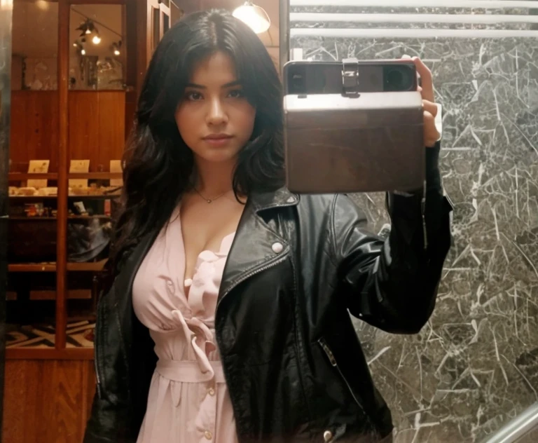 Make her cleavage bigger