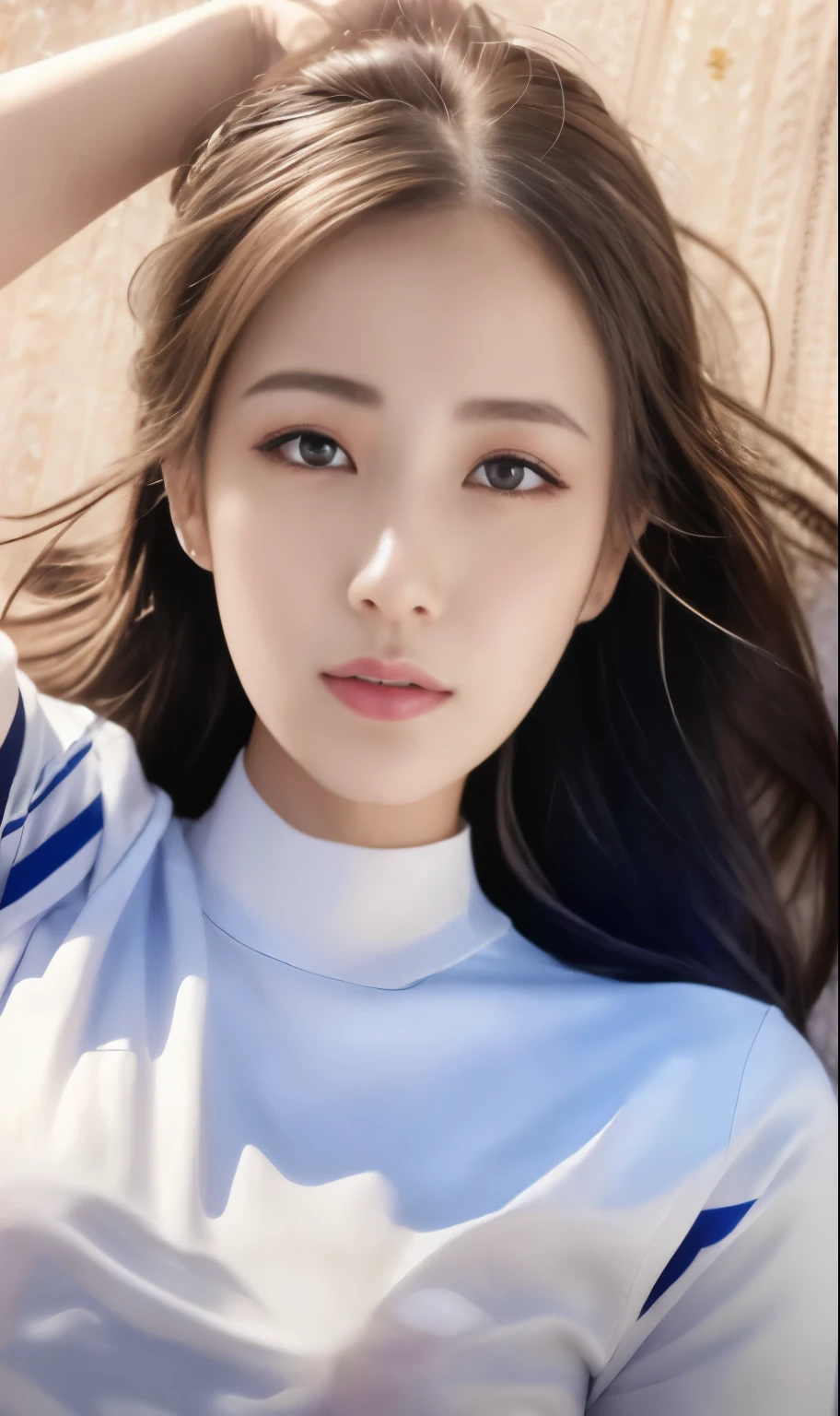 (((masterpiece))), (((high resolution)))、(((8K quality)))、(((perfect face)))、(((K-pop idol)))、25 years old、(sportswear), look at the camera, (Eyes of the highest quality), (detailed face), (detailed texture), (big bust), (chubby)