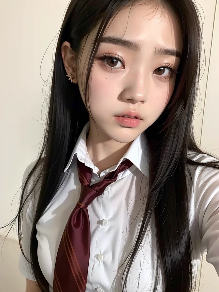 Hay una mujer con corbata y camisa blanca, Blackpink Jennie, Jinyoung Shin, Jaeyeon Nam, Heonhwa Choe, Jossi de Blackpink, Chica coreana, Parque Roseanne de Blackpink, Lee Ji-eun, Lee Ji - Eun, Taejune Kim, Gongbi, ulzzang, portrait of Jossi de Blackpink, Kwak Ji Joven