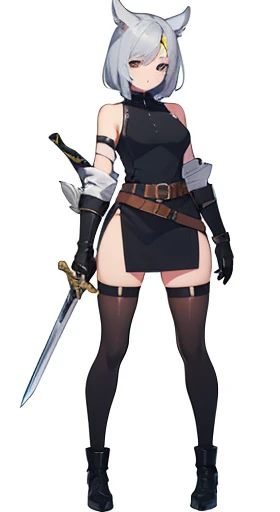 ((masterpiece, best quality, masterpiece)), ((ultra-detailed)), ((high resolution illustration)), ((an extremely delicate and beautiful)) ((1girl)), ((yowane_haku, ((white hair)), red eyes, long hair, ponytail, hair ribbon, cleavage, medium breasts)), ray_tracing, (((beautiful detailed wheat_field, cloudy sky, outdoors))), ((photorealistic)), <lora:HakuMMD:0.5>  ((thighhighs, dress, side slit:1.5, lace trim, high heels, lace-trimmed legwear, garter straps, blue dress, jewelry, blue gloves, flower, lace,)), (happy)  <lora:TeaPartyDress:0.5>
