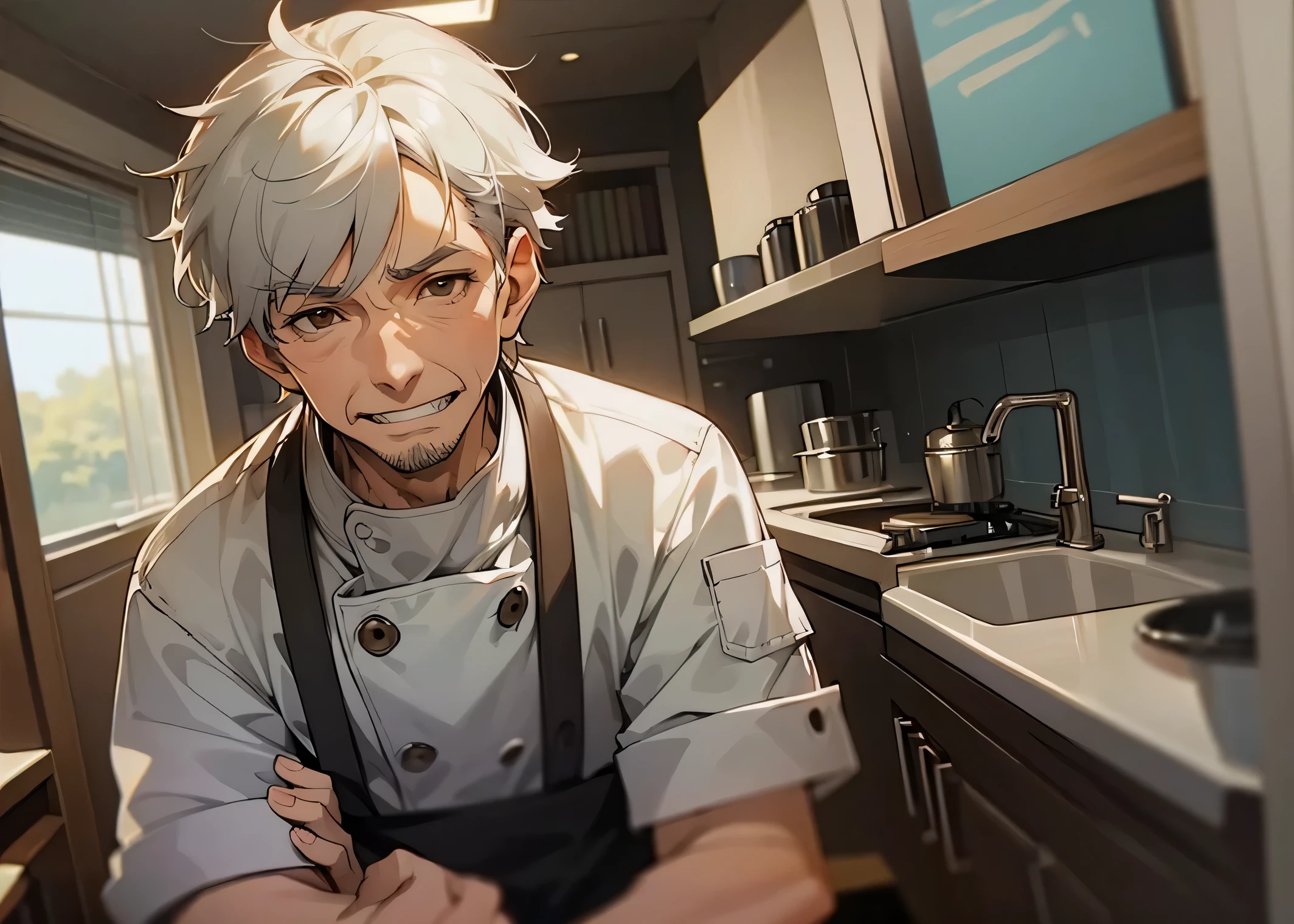 Kitchen background、Sink、gases、