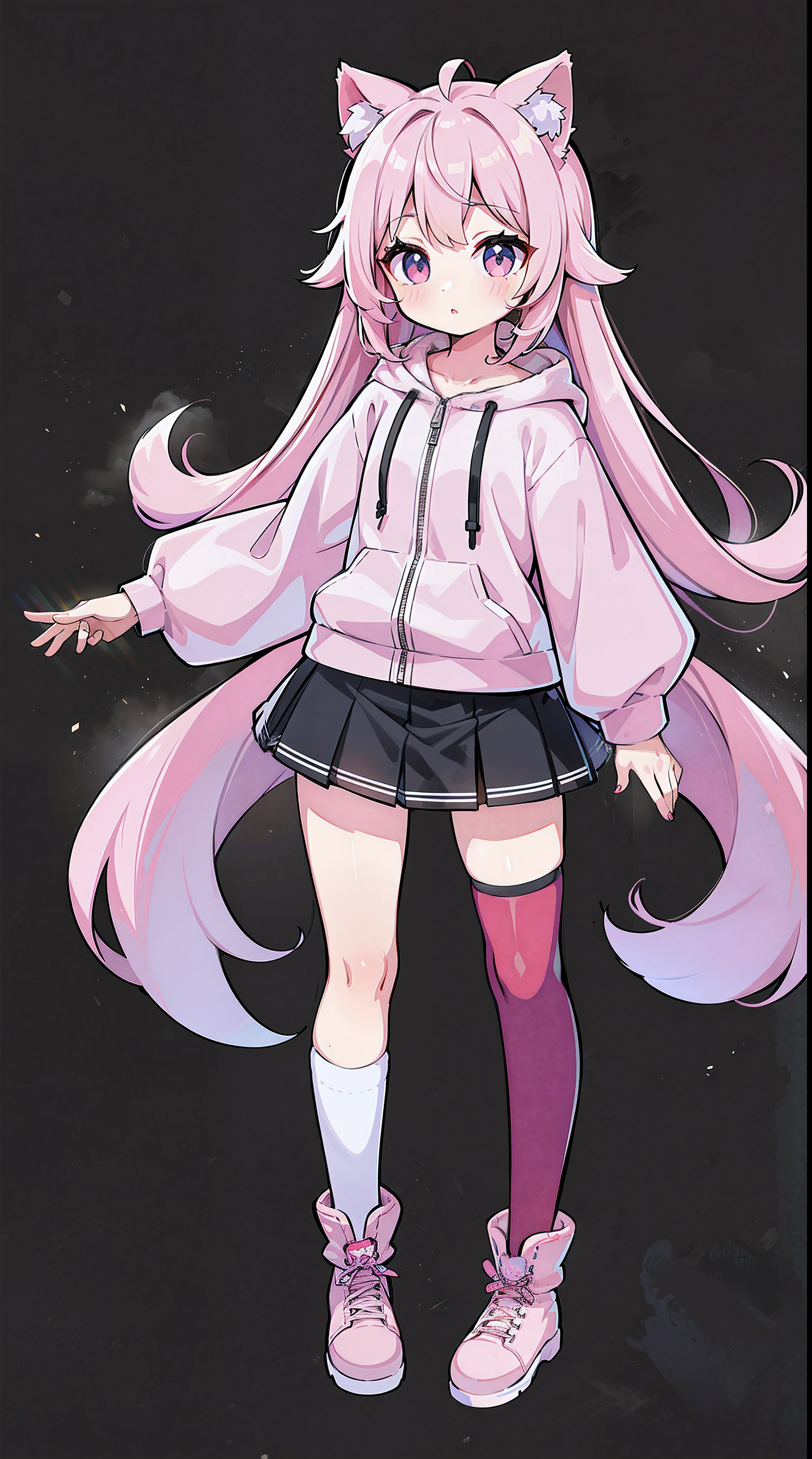 (((Long Pink hair))),Pink hair,kawai,(((Eyes visible from bangs,hair over eyes:1.3))),,Huge breasts,(purple color eyes),,(purple slanted eyes),1girl in,bangs,long White hair, pantyhose,Cowboy Shot,white background,Straight hair hair,(On both sides of the head has sharp black devil horns) ((head bowed pose)) Ter's hair flows straight down, has two sharp black horns (slant purple eyes) (((wearing a perfect white shirt))) white shirt sleeves should be folded to the elbows((Not wearing any pants, half naked, sensitive parts covered with a long, loose white shirt down to the middle of the thigh, perfect white shirt,((Long slim bare legs (sexy body) Bare thighs without wearing any socks, The character's body is visible from head to ankle, ((Tall slim perfect body)) (Don't wear any trousers, just wear a white shirt) full body full body full body full body (Full body image) legs wearing a short white loose t-shirt, Perfect long toe legs kawai, Small black horn