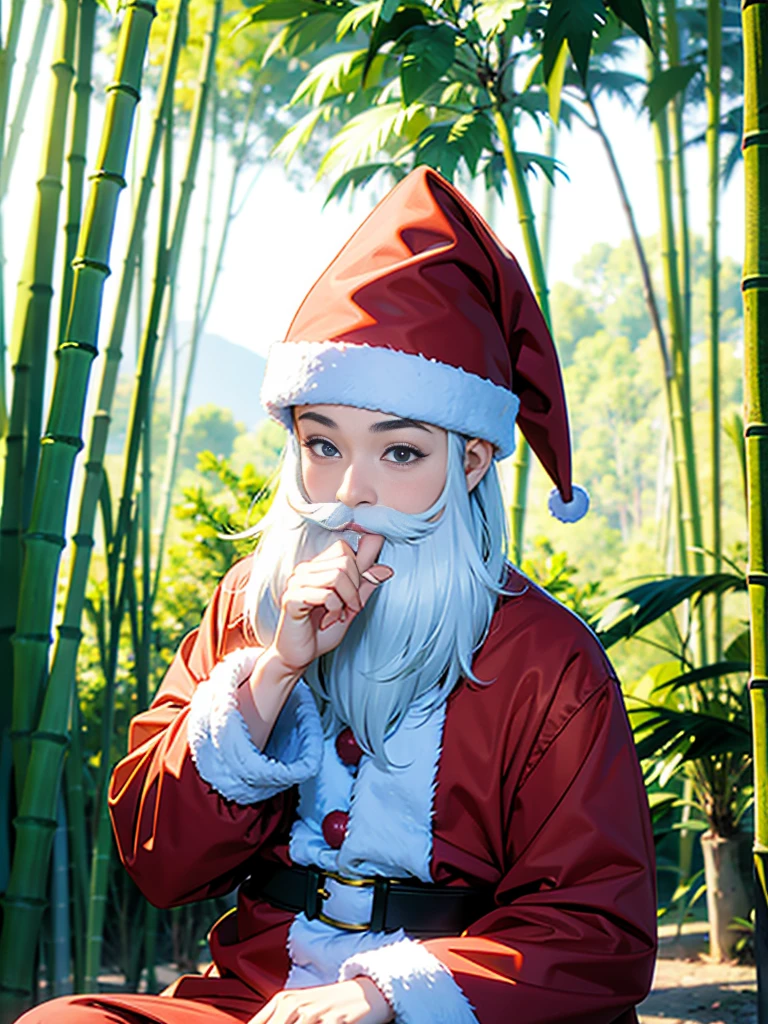 santa,bamboo forrest,Yuki
