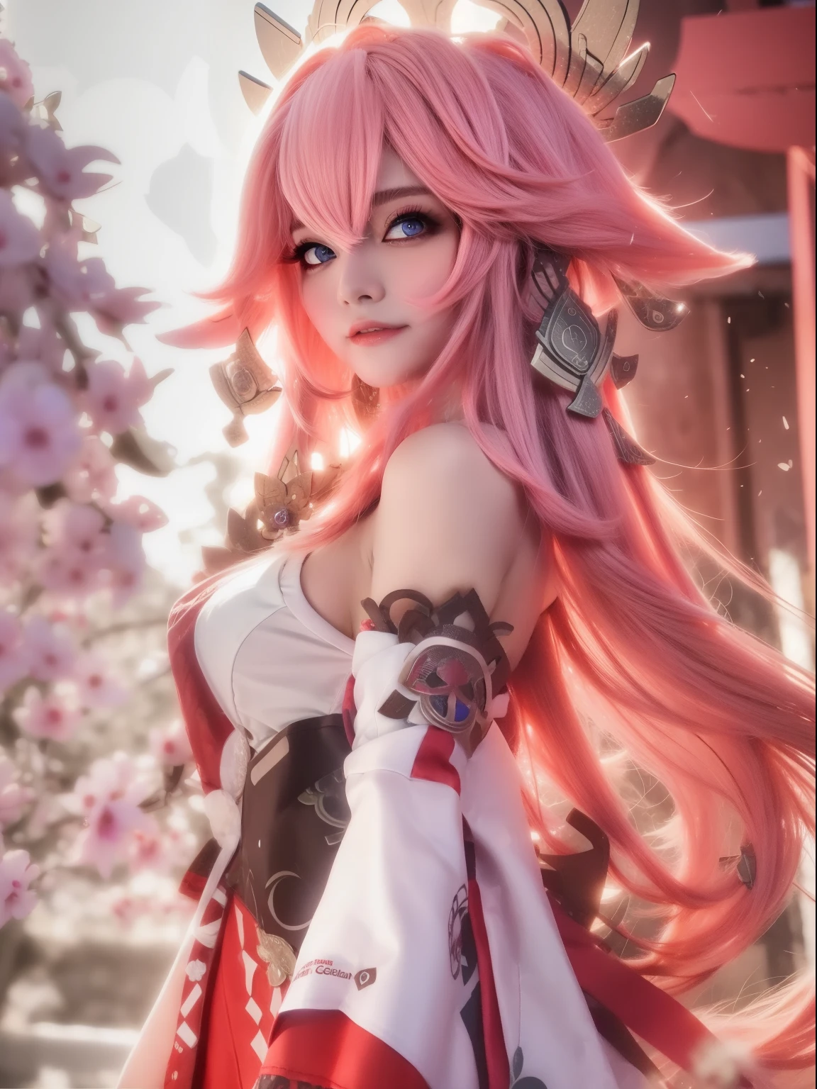 (best quality, ultra-detalhado, Realistic, 70mm linda garota, Peitos grandes, cabelos rosas, garota fofa