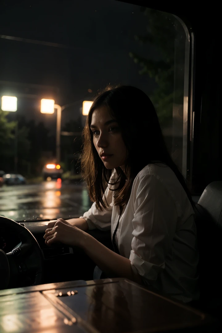 Rainy night drive home