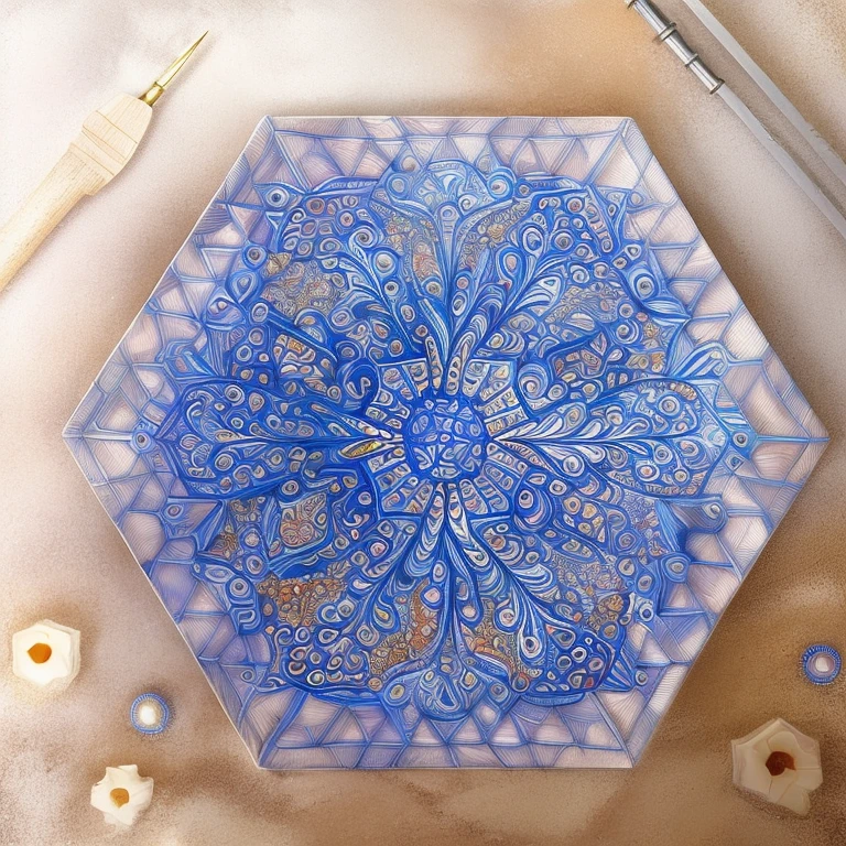 plate with a design on it, mandalas, simplified zentangle, inspired by Howard Mehring, intermediate art, intricate!!, intricate designs, circle forms, detailed designs, detailed art, inspired by William Dobson, inspired by M.C. Escher, inspired by M. C. Escher, intricate art, over-detailed art
