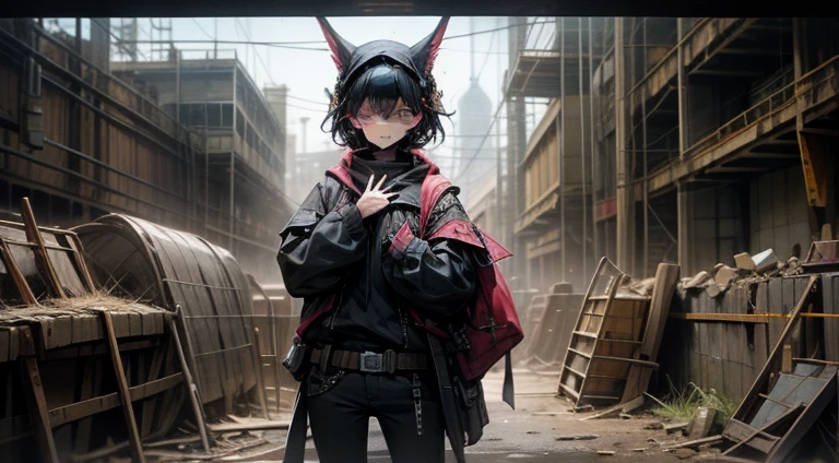 Post-Apocalypse、piece sign
