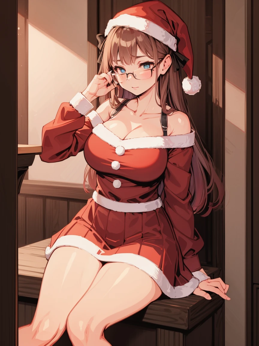 Christmas woman