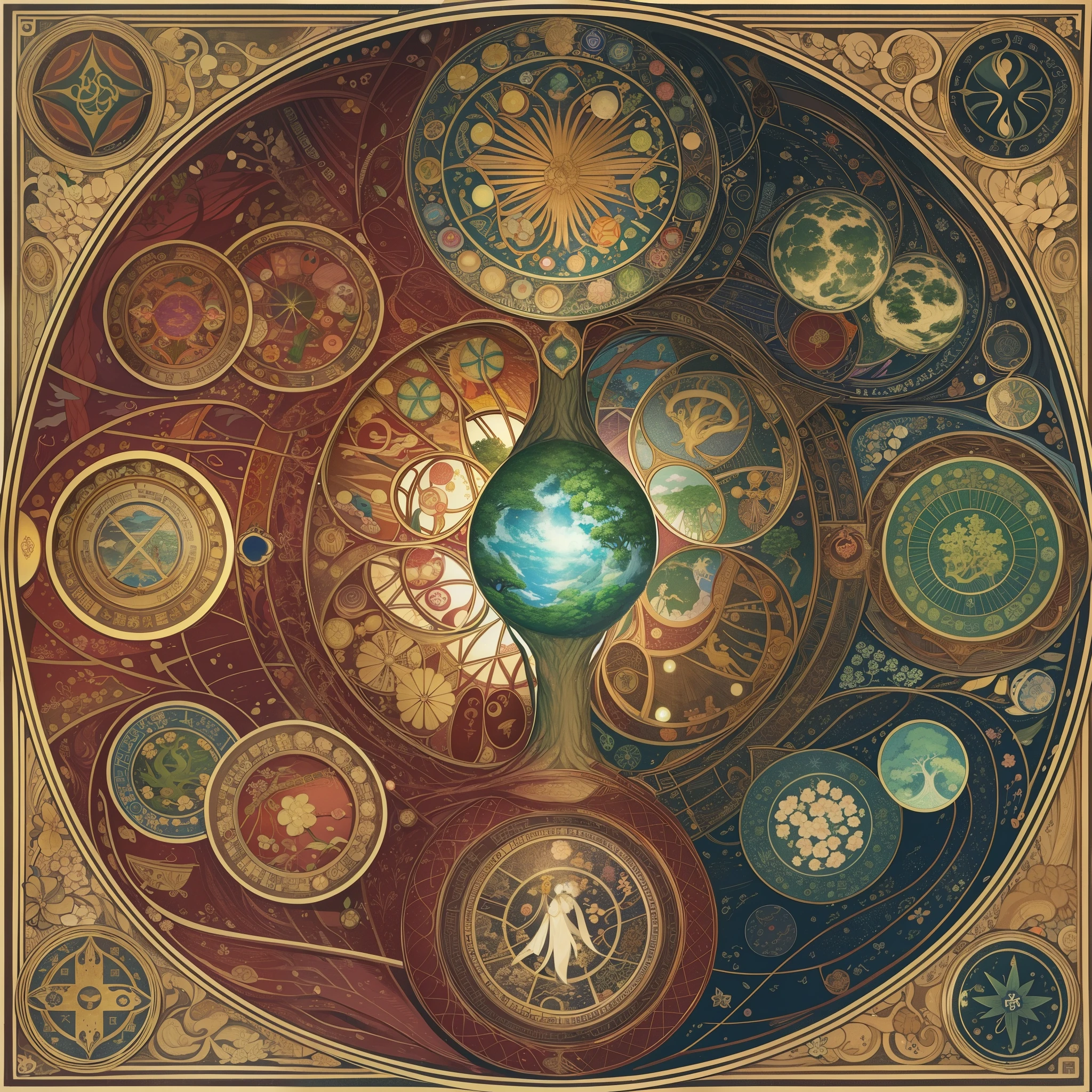 top-quality、Masterpiece、detaileds、Old Testament、The Tree of Life、Sephirotの樹、The Tree of Life（Seimei noki、english: Tree of Life）ha、Old Testamentの創世記（Chapter 2 verse 9 et seq.）The tree planted in the center of the Garden of Eden in。Also translated as tree of life。The Tree of Lifeの実を食べると、said to have eternal life。 Old Testamentにおいて神がアダムとエバをエデンの園から追放した理由ha、The man who ate the fruit of the tree of knowledge、The Tree of Lifeの実までも食べて永遠に生きる事がないようにするためであったとされる[3]。 Jewish mystical thought、カバラでha神による天地創造の象徴を10の円と22の直線で図式化した。その図haSephirot（hebrew: ‎、english: Sefirot、Sephirothic Tree）もしくhaThe Tree of Life（english: Tree of Life）It was called。Sephirot（hebrew: ‎、english: Sefirot）ha、Jewish mystical thoughtカバラにおいて、10 Sephiras and 22 Paths（paths）A symbol of the creation of the world as illustrated by。2nd century scripture『book of formation』The creation of the world described by、13th century literature『Zohar』symbolized in、studied by Kabbalists such as Joseph Gikatila。 Western magic since modern times、特に黄金の夜明け団などでhaタロットカードと結びつけて研究が行われた。Sephirotの成り立ちhaユダヤ教のThe Tree of Lifeとha異なるものであるが、There is also the idea that these two are the same thing.[8]。