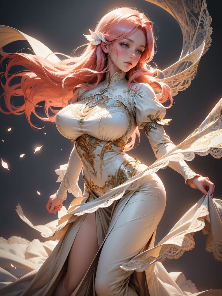(Ultra realistic, high resolution), (1 young man), (extremely detailed beautiful face), (best quality: 1.4), (ultra detailed), (extremely detailed 8k unified CG wallpaper), highly detailed, Photos in HD raw color, Professional photography, Realistic portrait, Amazing face and eyes, Pink eyes, (Tall, Pleated mini skirt: 1.3), (Tall with big breasts: 1.3), (Beautiful big breasts: 1.3 ) ) ), shiny red hair, model, school, classroom, interior, on all fours in the classroom, legs wide open, (no panties: 1.3), depth of field, (view from below: sexy pose , big buttocks, naughty face, high definition image, classroom background with several students without clothes