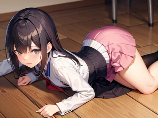 (8k, 最high quality,)、Ultra-high resolution、adorable、最high quality, beautiful, (((Absurd beauty))), (Sleeping with both eyes closed)、Healthy Skin,  (((Attacked in his sleep)))、Lying down、Flip-up skirt、 uniform、 (cryin) ,Cute Characters, Most detailed, high quality、(missionary, boy, penis, lying, vaginal, ass pov, sex, nsfw)、((nose blush、steam))、Shiny Hair、Are sleeping、Very detailed, clear and beautiful face, Slender body、Awards, Anatomically correct、((Sleeping))