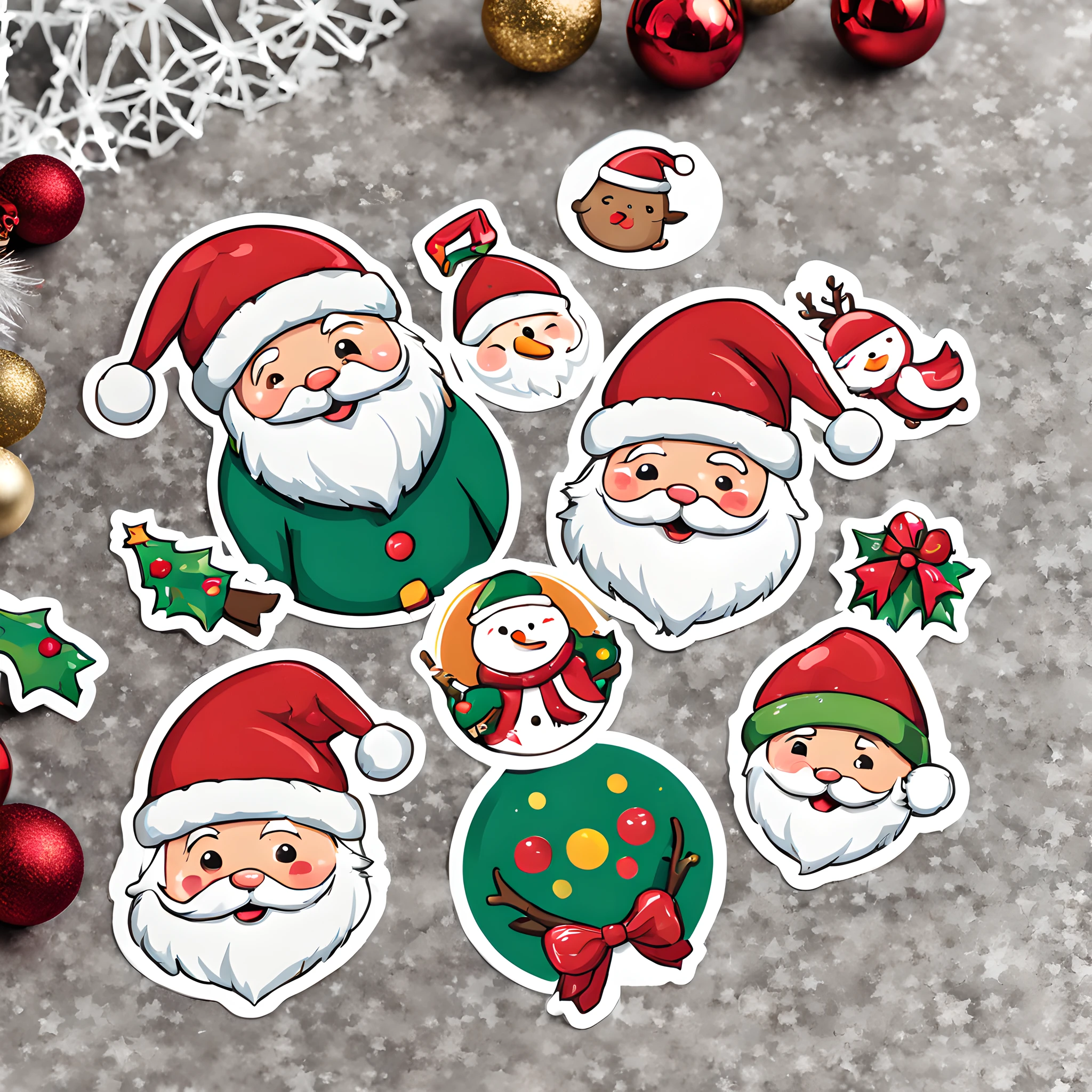 christmas stickers