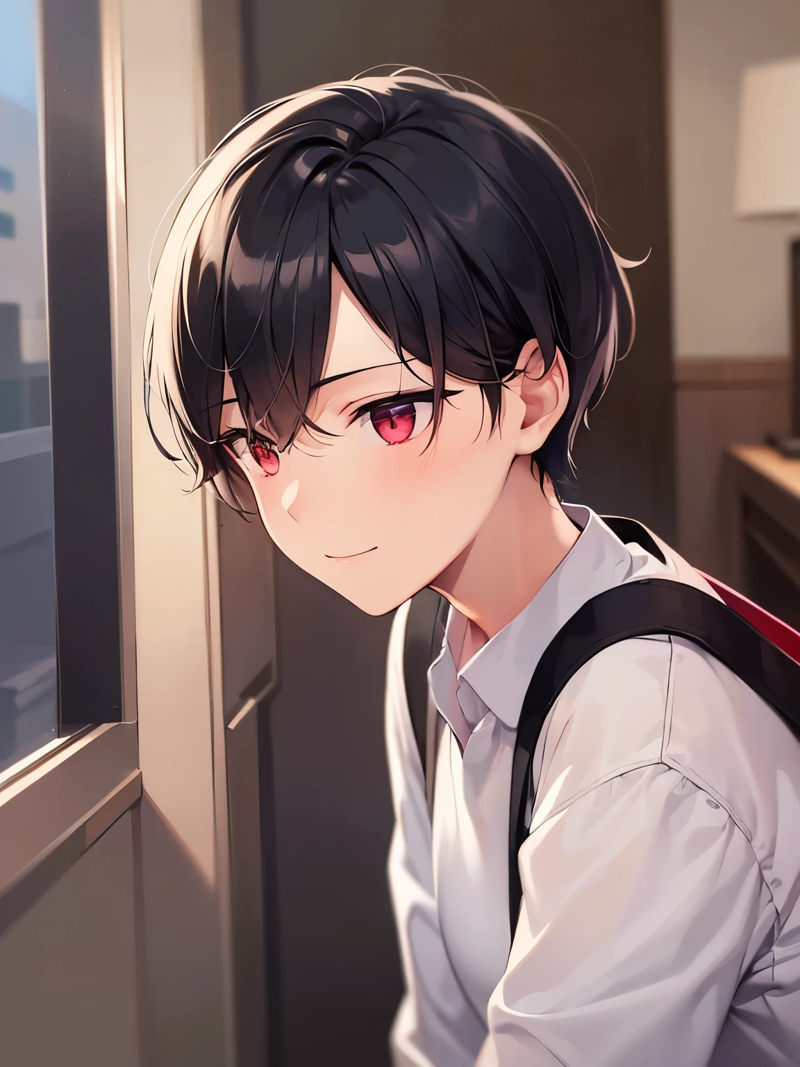 White shirt collar