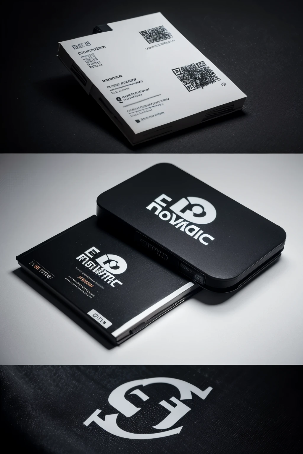 EL logo designs for media profile in modern type
