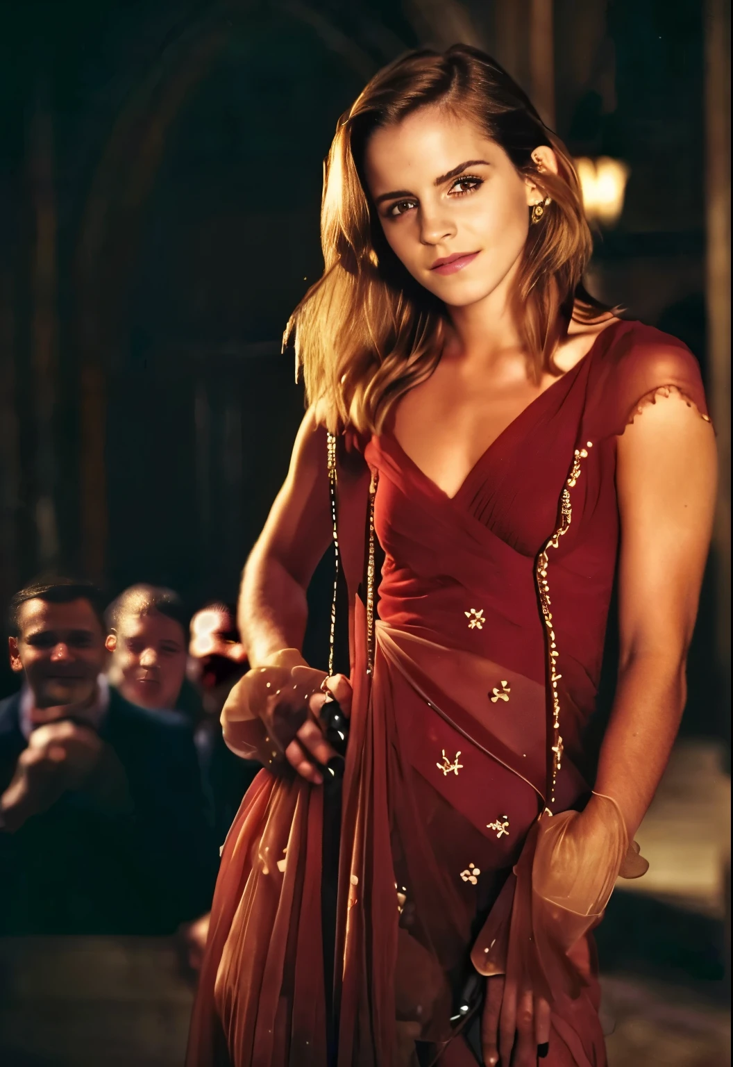 photo of Emma Watson ,sexy woman, cute , hot feminine face,( perfect body psrts ,Clear facial features, 85mm, 100mm lens )
