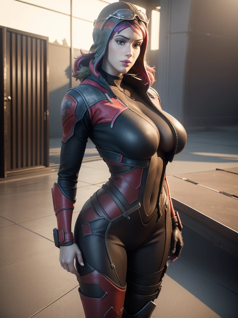 Resident Evil, Apocalyptic city, Christina Hendricks as Claire Redfield, beautiful woman, full body, pale white skin, medium red hair, tight clothing red leather jacket, holster holding a gun, realistic detailed face body clear image Highly detailed CGI 8K, hologram, ( big breast:s1.3), (realism:1.5), (Realisitc:1.4), (Absurdity:1.4), 8k, ultra-detailed, beautiful girl detailed, (1:1.4 only), 1 girl, (Viewer facing:1.2 ), (bright sunny day:1.5), Intricate body details, (short:1.3), (best quality: 1.0), (Ultra Highres): 1.0), highly detailed face and eyes, intricate details of Christina Hendricks physique, (photorealistic: 1.2)
