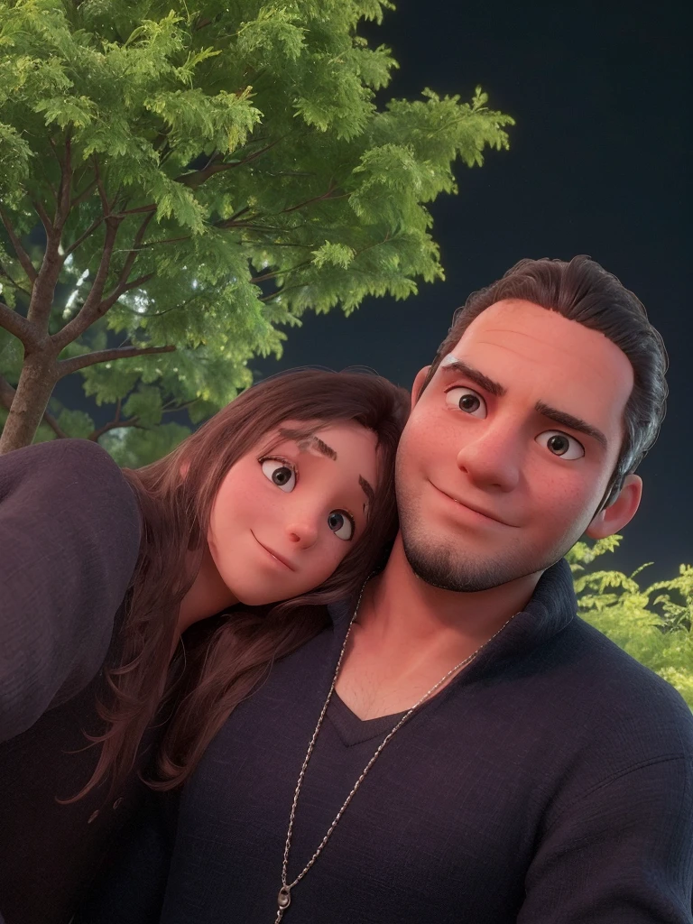 a Disney Pixar-style movie poster with the title ("Architect of the Future"). (Architect of the Future. Male architect in his office of the future in black clothes, Short, curly hair and a mole on her left cheek, Brown with a watch on his right hand) the scene should be done in Pixar's signature digital art style, with an emphasis on symbolic expressions, Vibrant colors and detailed textures, Specific to animations, with title (Bruno Architect)
