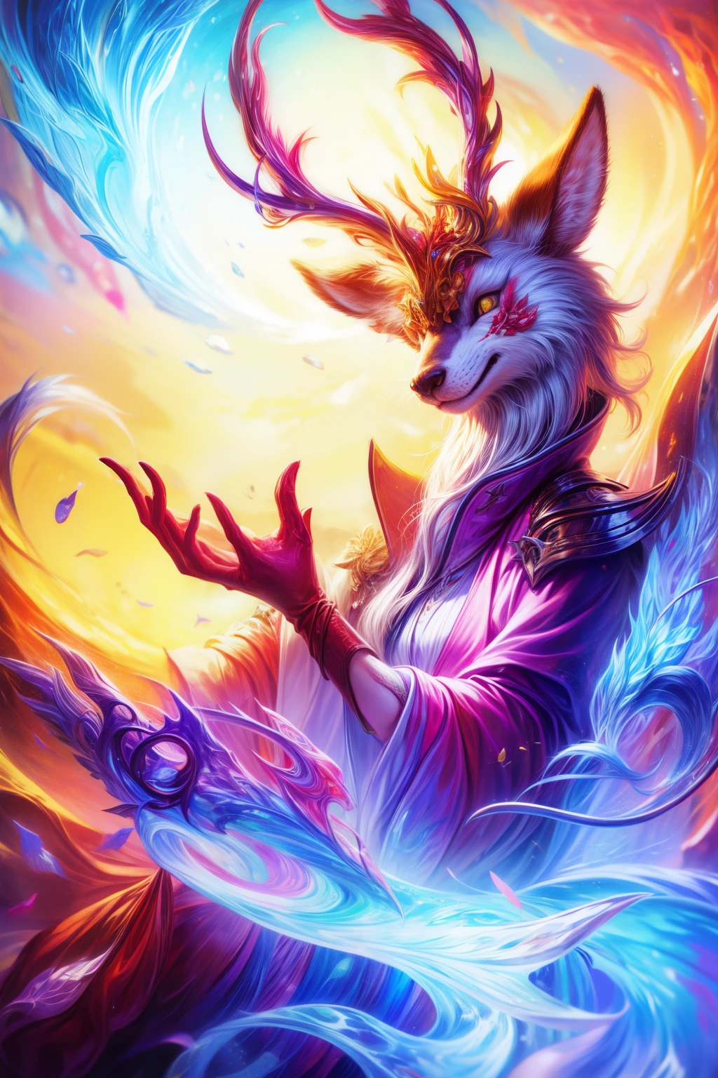 coil,Colorful colors,God's deer