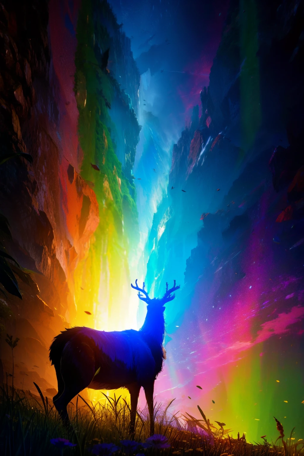 coil，Colorful colors，God's deer