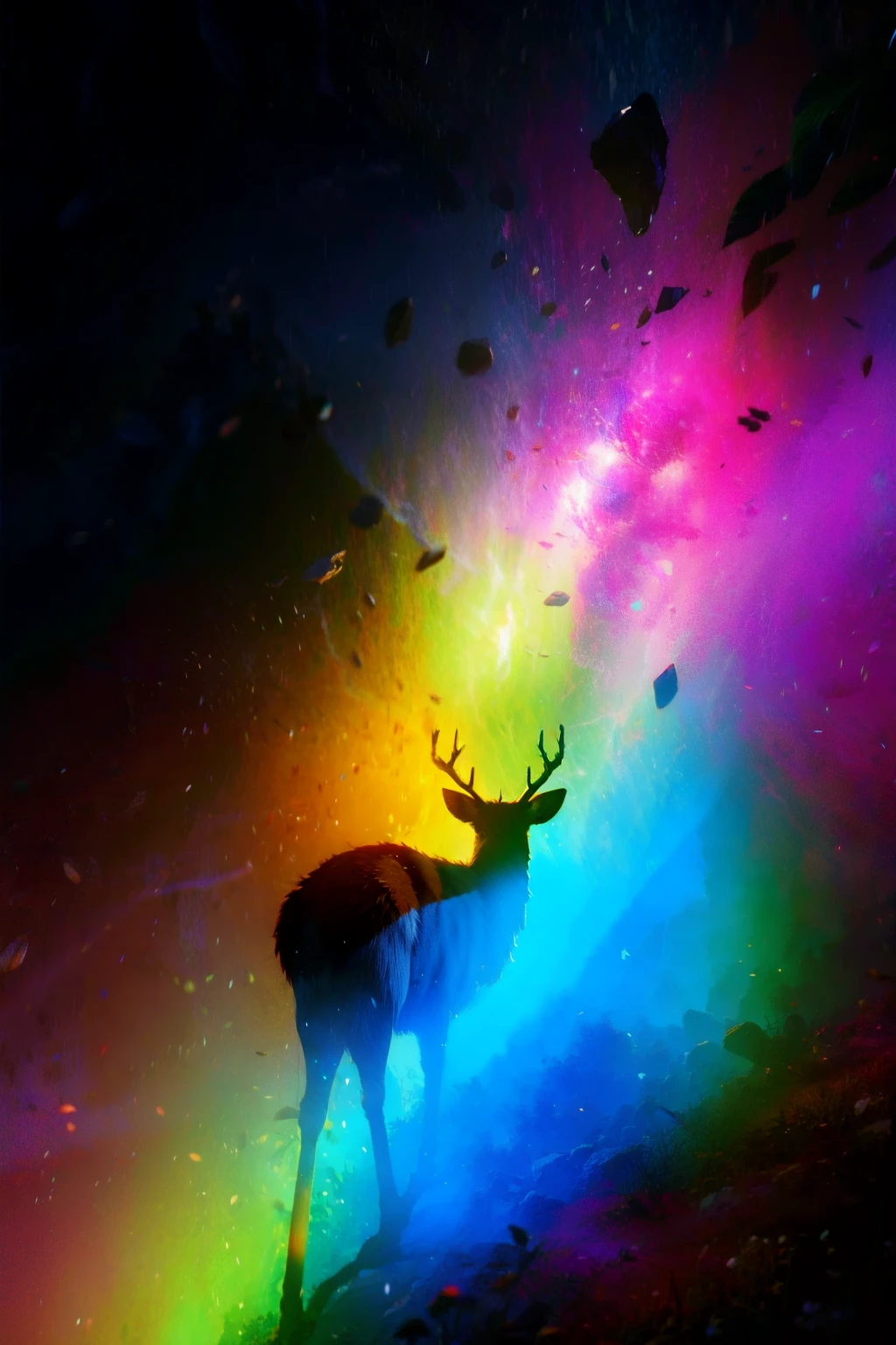 coil,Colorful colors,God's deer